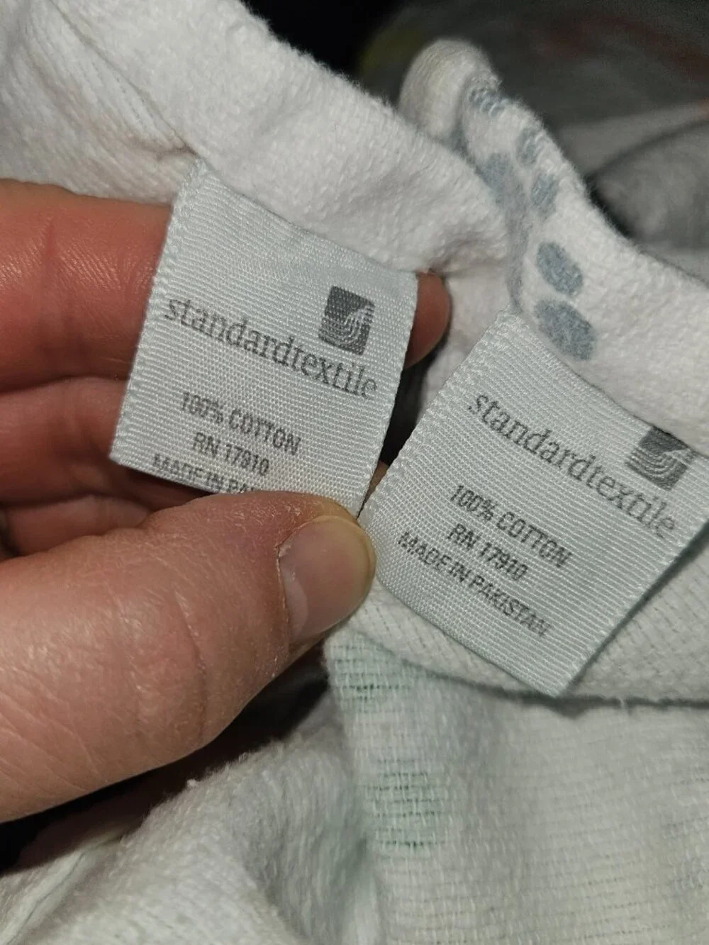 2 VTG Standard Textile Receiving Blanket Lot Footprints Pink Yellow Green Blue